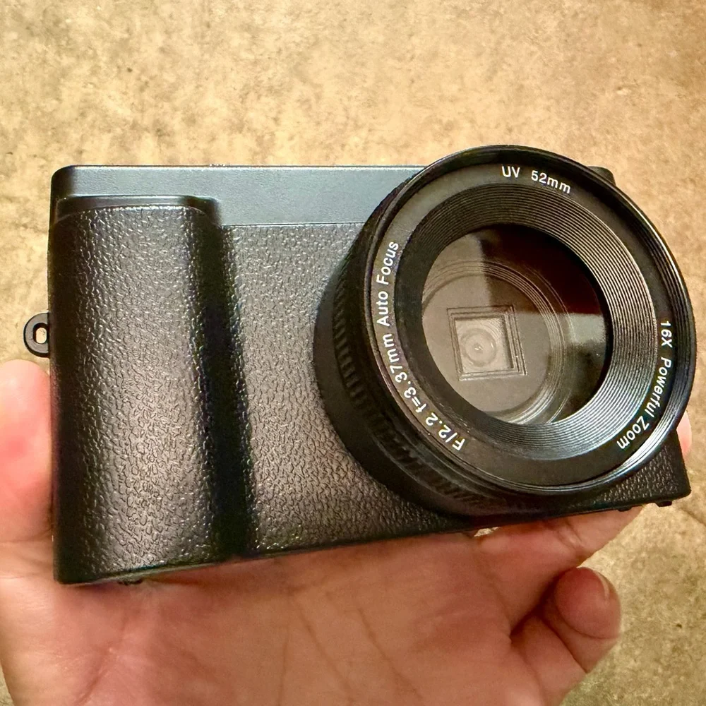 4K Ultra HD Digital Camera - Black